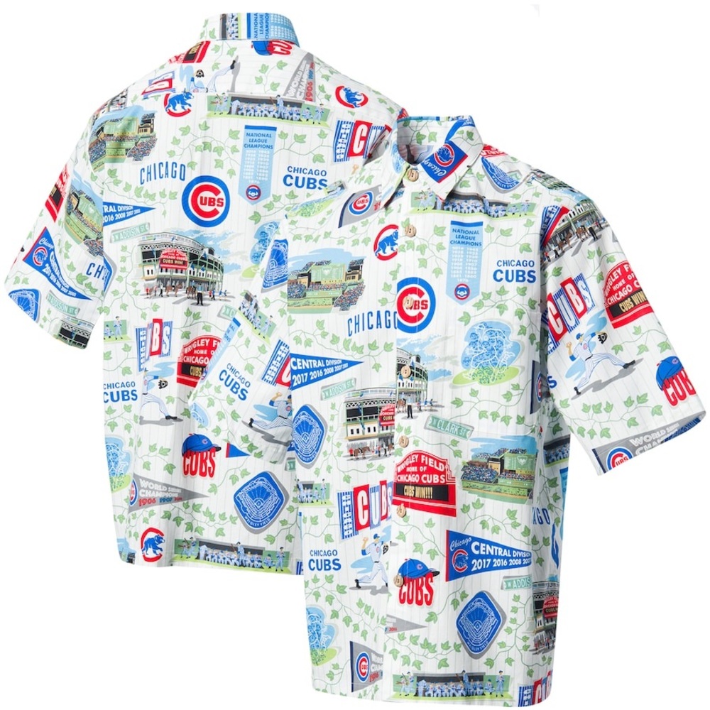 Chicago Cubs Reyn Spooner Scenic Button-Up Shirt - XXL